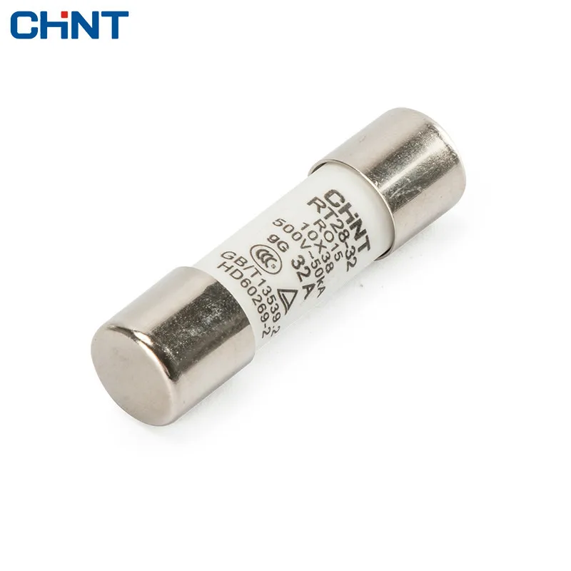 CHINT Forma de Cilindro Fusible RT28-32 (RT18-32) Núcleo Tubo de Seguros Fusible 10*38mm