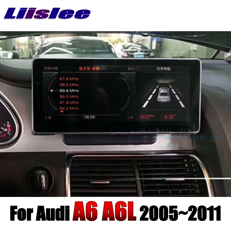 Liislee Car Multimedia Player NAVI For Audi A6 A6L 2005~2011 Original Car System 10.25 inch Radio Stereo GPS Screen Navigation 4