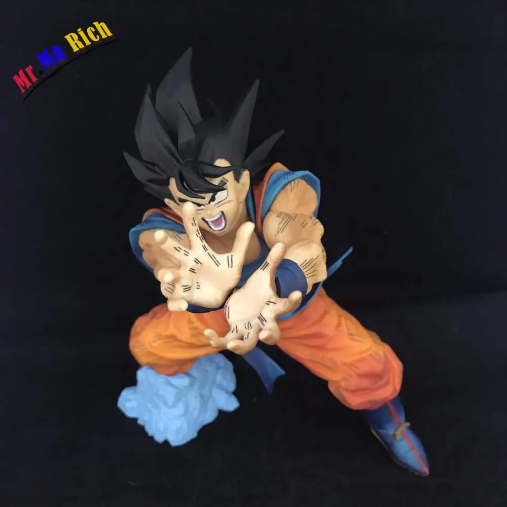 

Super Saiyan Son Goku Ka-me-ha-me-ha Pvc Action Figures Collectible Model Toy Doll 19cm