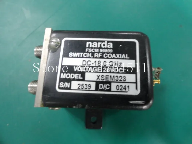 

[BELLA] Narda XSEM323 DC-18GHZ DPDT RF coaxial - 28V SMA