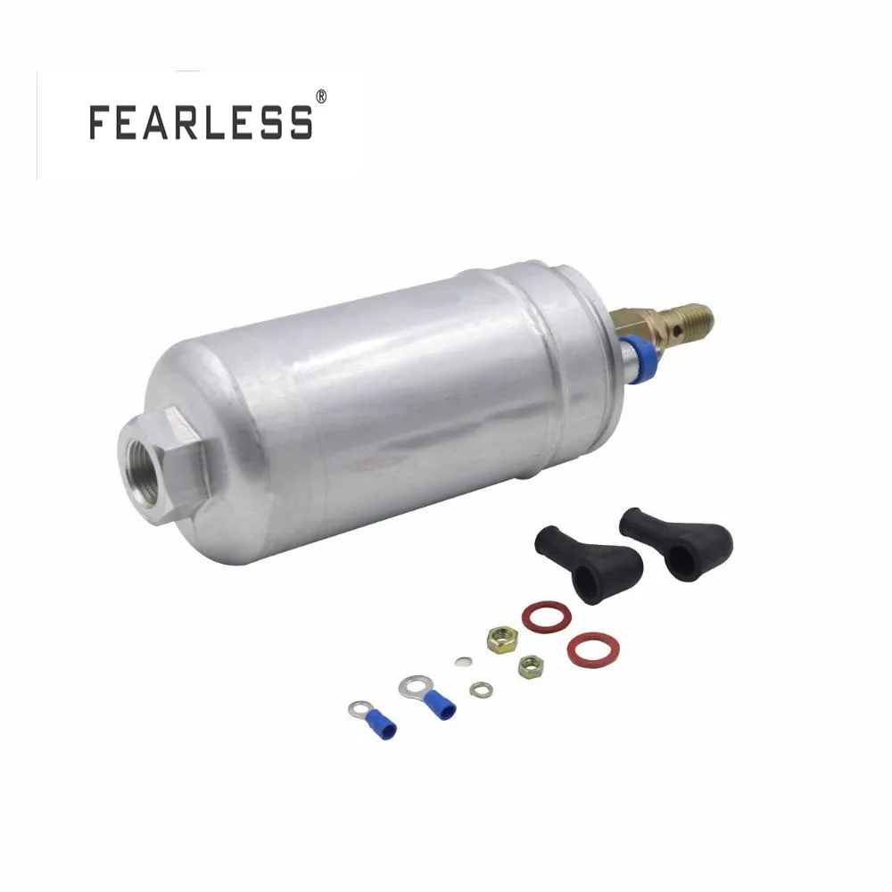 

12V Fuel Pump E85 0580254044 External Inline Fuel Injection Fuel Pump For Porsche 911 918 Toyota Supra Poulor 300LPH TP-606
