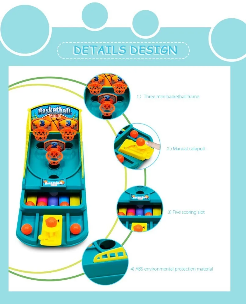 Развивающие игрушки на палец Баскетбол стреляющая катапульта машина настольная игрушка обучающая игра, мячи для снятия стресса на заказ для маленьких детей игрушки