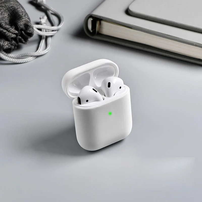 Беспроводной Bluetooth чехол для наушников для Airpods 2 силиконовый чехол мягкий резиновый полный защитный чехол для Airpods 2 Чехол