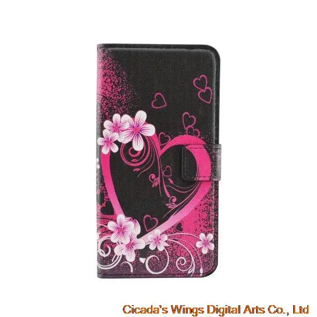 Для apple iphone 8 7 6 6 S Plus X XS MAX XR 5s SE 5 pu кожаный чехол для телефона с бабочками Fly Flower Painted flip Wallet слоты для карт