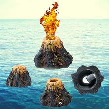 Вулкан форма и воздушный пузырь камень кислородный насос аквариумный аквариум орнамент Декор новая распродажа