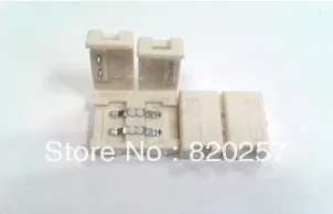 

Free shipping 50pcs lot 2pin 12mm PCB FPC Connector for 12mm width 5050 3528 single color LED Strip without soldering