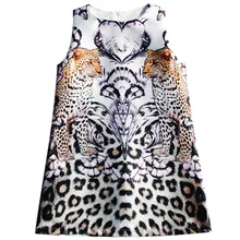 Платье для девочек детская одежда с леопардовым принтом Одежда для девочек красивое детское платье Брендовое модное милое праздничное платье для девочек, платье для малышей