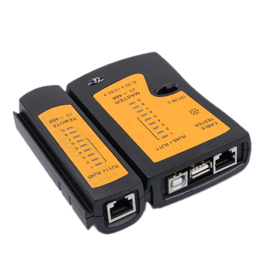 KEBETEME Профессиональный RJ45 USB сетевой кабель провода тестер Ethernet LAN Сетевой тестер детектор трекер сетевой инструмент