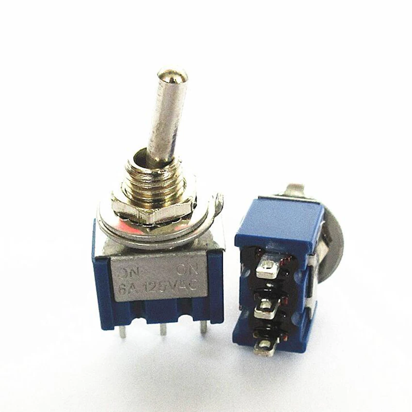 2 шт. AC ON-SPDT 3 Шаг Позиции рычажный переключатель 6A 125 v /3A 250V | Обустройство дома