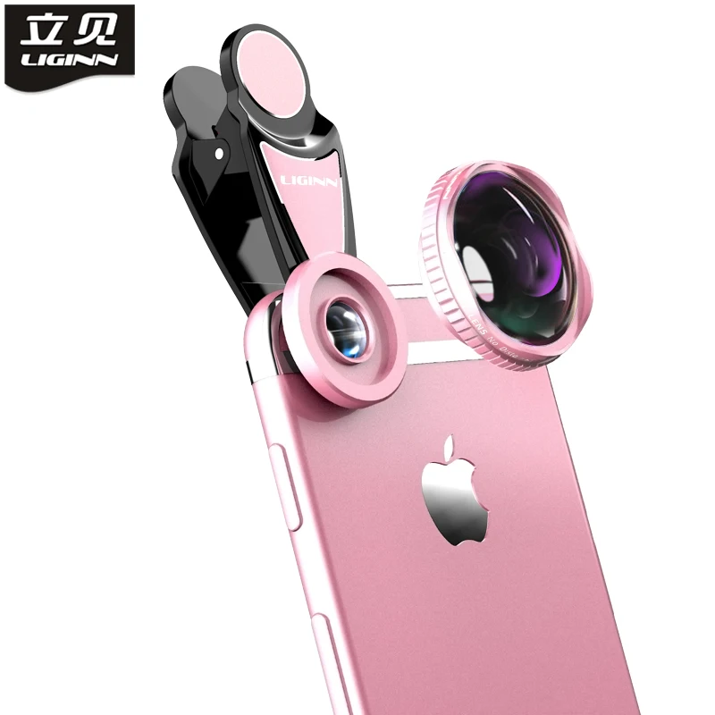 Beste LIGINN 4 k HD Telefoon Lens 12mm Super Groothoek amp; 20X Macro Optische Mobiele Lens Voor iPhone 6 s 7 Samsung S9 S8 Camera Lenzen