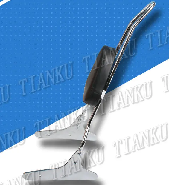 Хром Мотоцикл спинки Сисси Бар подушки Pad для HONDA STEED VLX400 600