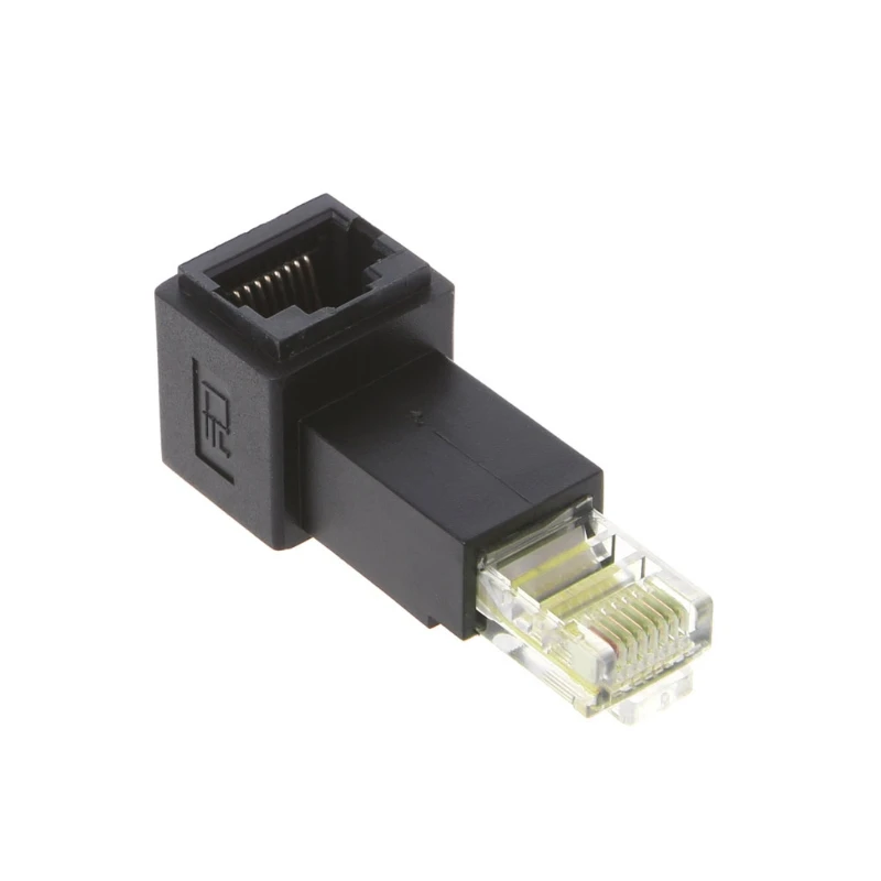 Многоугольный сетевой адаптер RJ45 Cat 5e папа-мама Lan Ethernet