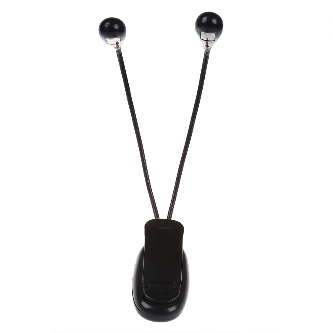 BIFI-Black Clip on 2 Dual Arms 2 светодиодный светильник с гибкой книгой и музыкальной подставкой