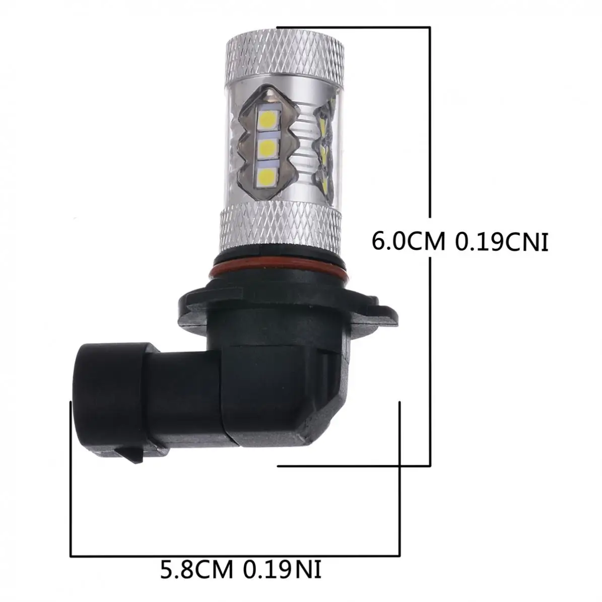 2шт 80 Вт 3030 16SMD белый 9006 HB4 высокомощный светодиодный светильник для вождения противотуманных фар сигнальная лампа указатель поворота светильник s