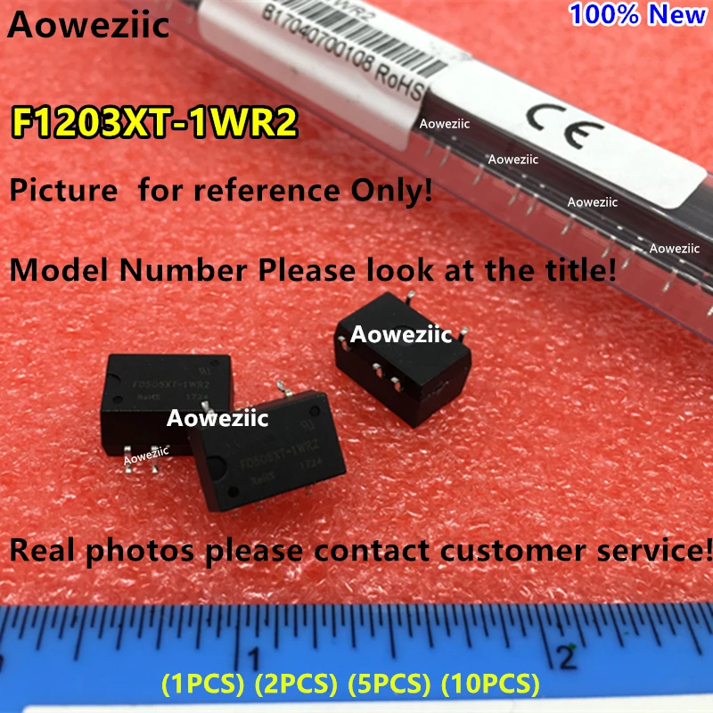 Aoweziic (1 шт.) (2 шт.) (5 шт.) (10 шт.) f1203XT-1WR2 F1203 новый оригинальный smd Вход: 12 В Выход: 3.3 В 0.3A DC-DC 3kV Напряжение изолировать