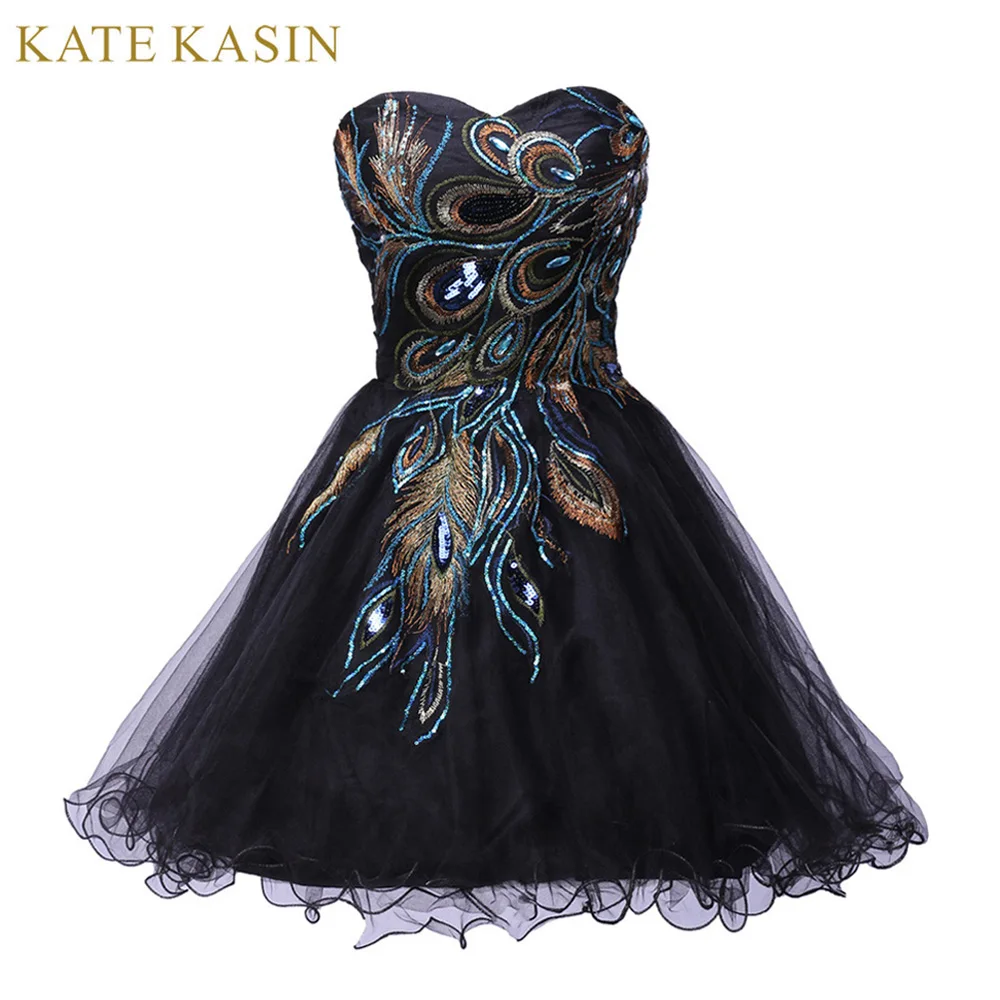 Peacock Party Dress