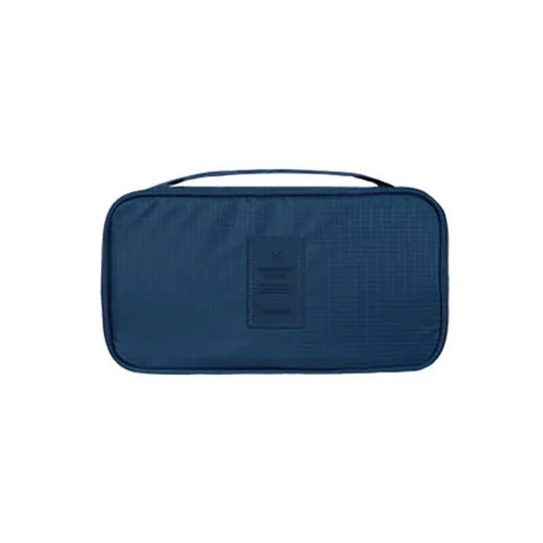Navy Blue Бюстгальтер, нижнее белье, дорожные сумки, чемодан, органайзер для женщин, дорожные сумки, чемодан, органайзер для нижнего белья, макияж, туалетные принадлежности, моющиеся сумки, сумка - Цвет: Navy Blue
