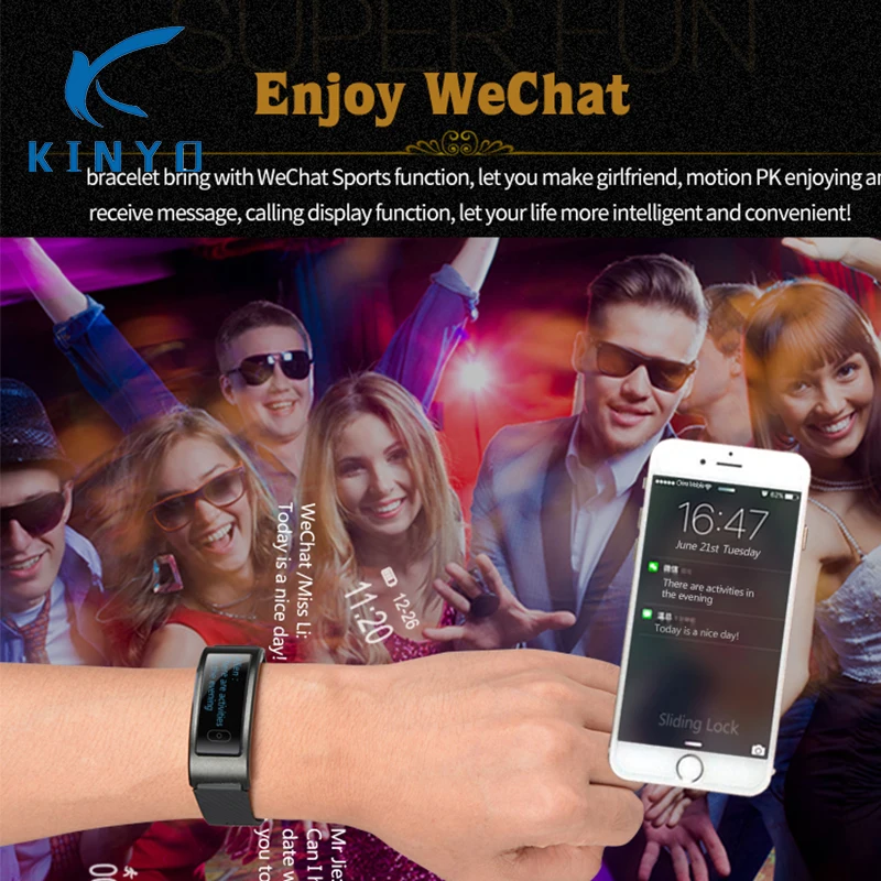 Смарт часы IP68 Водонепроницаемый плавания Bluetooth браслет сердечного ритма контрольный Шагомер сна Фитнес трекер Браслет