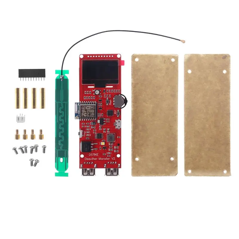 ESP8266 макетная плата WiFi Deauther для монстра атака/тест/помехи 1," OLED Быстрая зарядка 2 USB