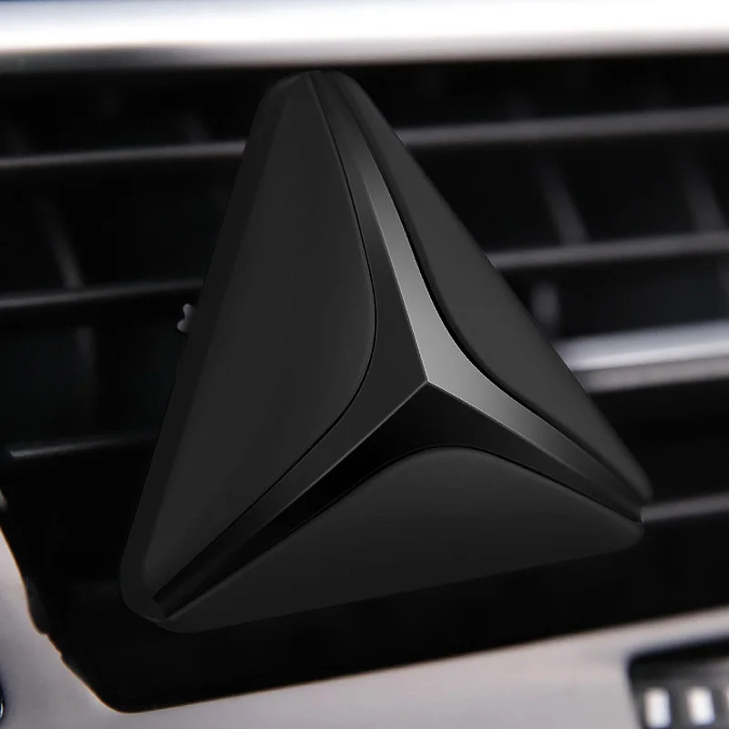 Черный Автомобильный освежитель воздуха автомобильной Air Vent выходе Духи Освежитель диффузор очиститель сплошной зажим аромат ароматерапия зажим вкус - Название цвета: Черный