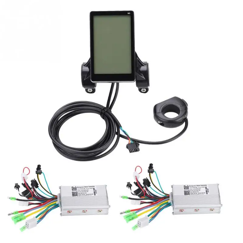 

E-bike Controller 36V/48V 250W/350W Motorbicycle Controller with Waterproof LCD Display Panel Electric Bike Scooter Controller