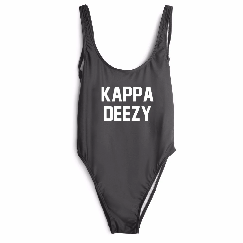 Цельные костюмы DEEZY боди с открытой спиной модный купальный костюм высокой
