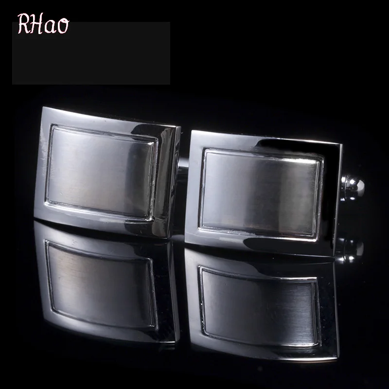Buy RHao Fashion Men Cufflinks High Quality man Metal