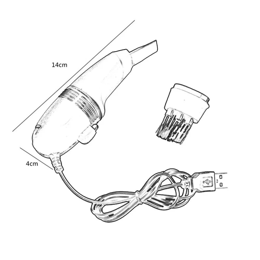 Мини компьютер Вакуумный USB пылесос для клавиатуры ПК щетка для ноутбука набор для очистки пыли Пылесос компьютер чистые инструменты