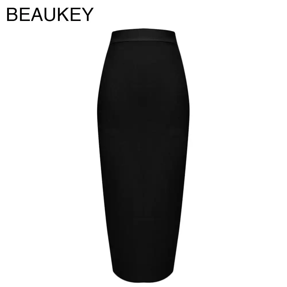 Black stretchable skirt Clearance