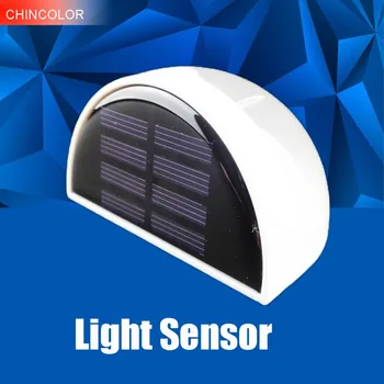 

Solar led Panel Fence Lamp wall light Sensor Garden Light 6 LED Waterproof mounted Outdoor long life use W