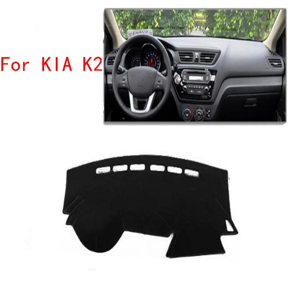 

Dongzhen Fit For KIA K2 Auto Car Dashboard Cover Avoid Light Pad Instrument Platform Dash Board Cover Mat