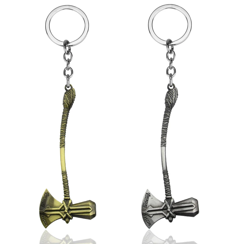 Avengers Infinity War Thor Stormbreaker Keychain Cosplay Thor Axe