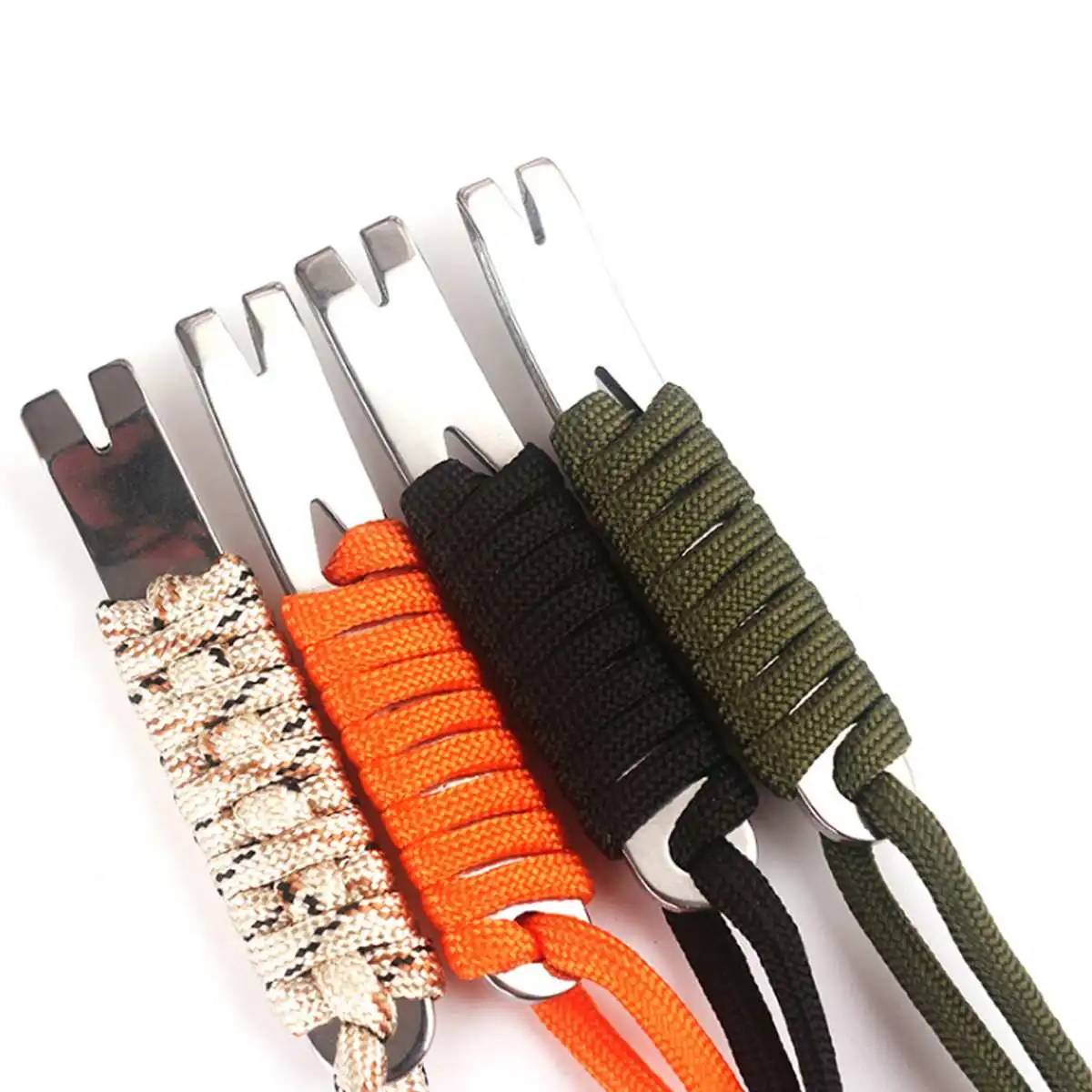 

Stainless Steel Portable EDC Crow bar Pry Bar Multifunction Pocket Survival Tool Gear Bar Outdoor Crow bar Prybar Utility Gadget