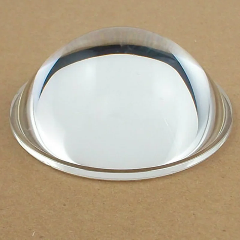 2PCS 71mm Optical Glass Aspheric LED Focal Length 43mm Plano Convex