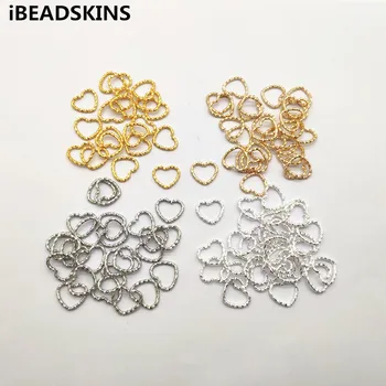 

New arrival! 12x14mm 500pcs Tone Stainless Steel heart connectors for Earrings Stud,earrings accessories, parts,jewelry findings