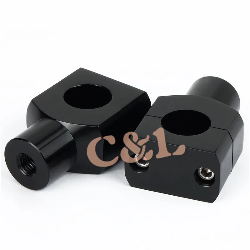 1 Motorcycle Handlebar Shorty Risers Clamp 25mm Fit For Honda