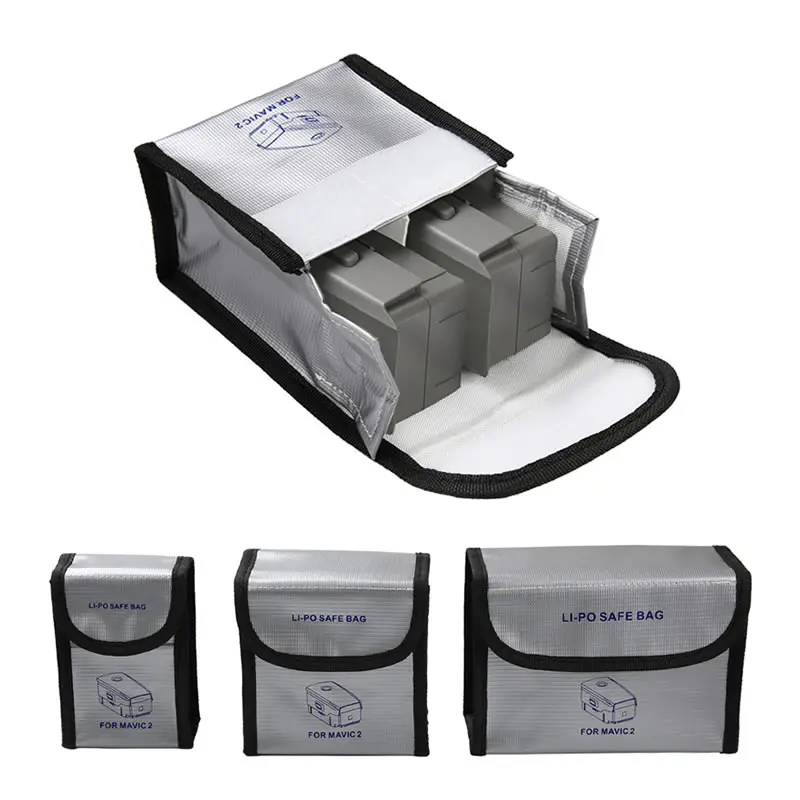 Goede Batterij explosieveilige zak Veilig Veiligheid Guard Opladen Opslag Houder Bag For a DJI Mavic 2 Pro 2 zoom drone Accessoire