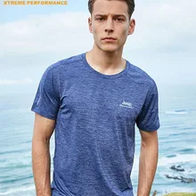 Jeep летняя спортивная быстросохнущая футболка с коротким рукавом для мужчин, быстросохнущая летняя спортивная одежда для бега