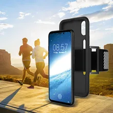 Новинка 2 в 1 спортивные бегуны байкерские повязки Ударопрочный силиконовый футляр для телефона из гелевой пены нарукавники Чехлы для Apple IPhone X