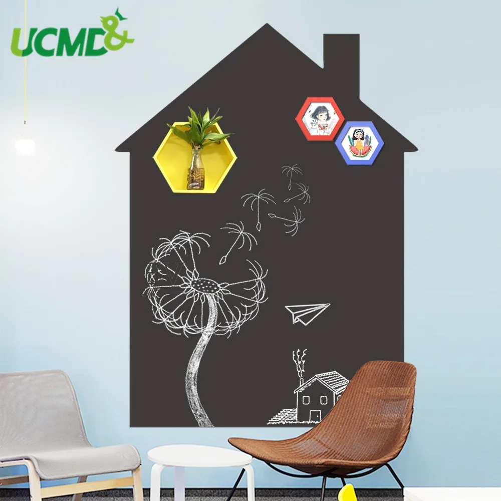 Magnetic Double Layer Removable Chalkboard Vinyl Draw Wall Sticker