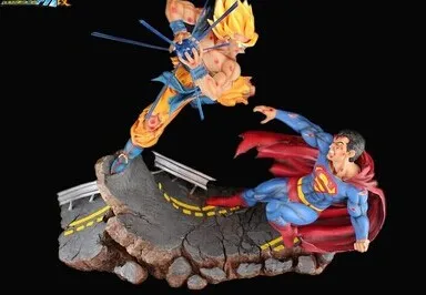 Dragon Ball Goku VS Superman resin new spot 2014 hot 