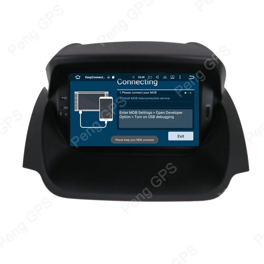 Best Octa Core 2 Din Stereo Android 8.0 Syetem for Ford Ecosport 2013-2018 GPS Navigation CD DVD Player Bluetooth 7" Screen Headunit 3