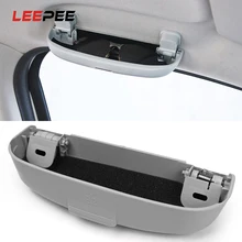 Чехол для автомобильных очков LEEPEE для Mitsubishi Pajero V73 аксессуары Galant Lioncel ASX RVR Soveran полезный держатель для автомобиля