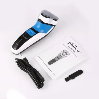 

Portable Rechargeable Cordless Safety Men's Electric Shaver Washable Face Care Razor Fast Charge Triple Heads Shaving Machine