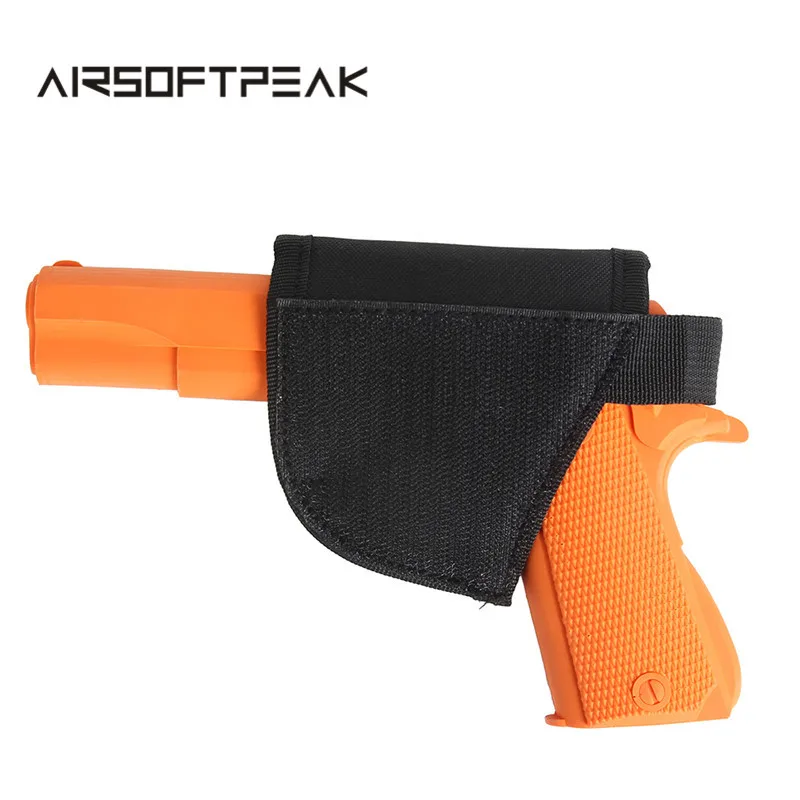 

Tactical Pistol Holster Universal Gun Holster Patch Combat Airsoft Sticker Simple Hook & Loop Pistol Holster For Belt Bag Vest