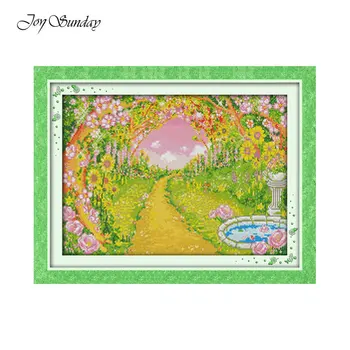 

Quiet Counted Cross Stitch DMC 11 14CT DIY Cross Stitch Sets Landscape Painting Cross stitch Sets For Embroidery Kit Home Decor