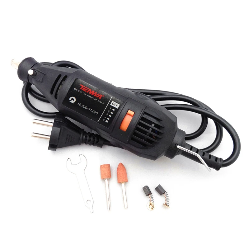 Crazy Power 220 В 180 Вт Dremel электрические инструменты мини шлифовальный станок дрель