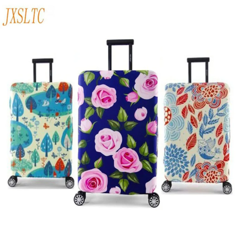 JXSLTC Fashion Trolley Travel Suitcase Luggage Protective Covers