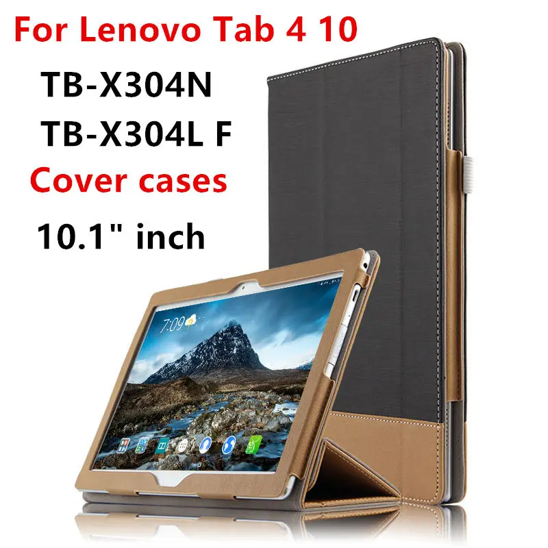 Чехол для Lenovo TAB4 Tab 4 10 X304L F N Smart защитные чехлы кожаные TB X304N L 1 &quotЧехлы планшетных