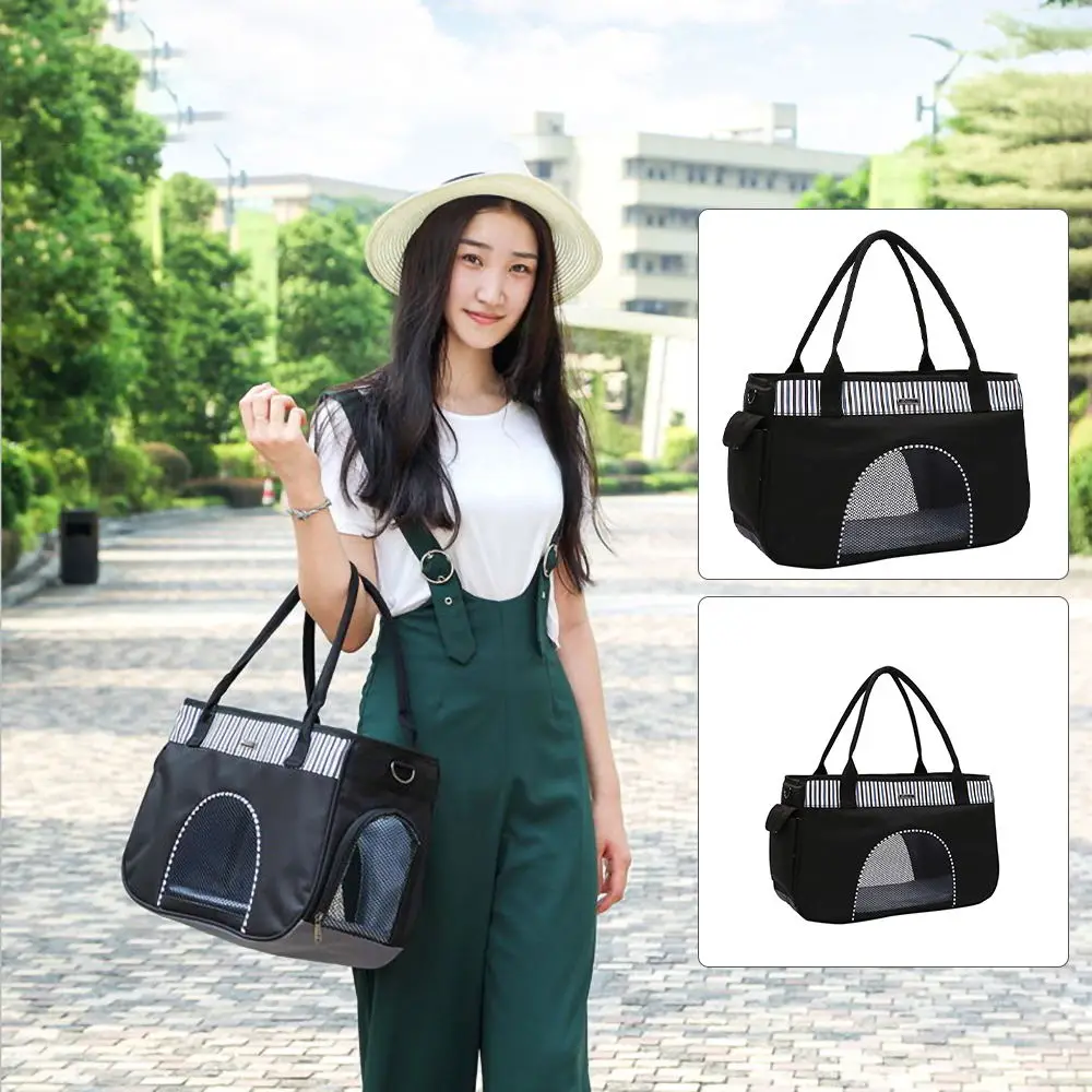 Модная уличная сумка для перевозки животных рюкзак для кошки дышащий и теплый полиэстер кошки сумка для животных сумка с сетчатыми окнами